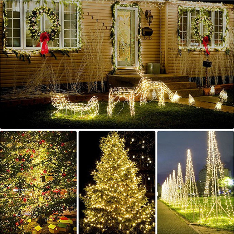 CopperGlow - Decoração de Natal Solar/Led