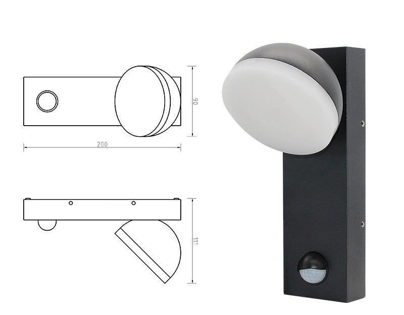 LuméOrbis – Iluminação Externa com Sensor de Movimento