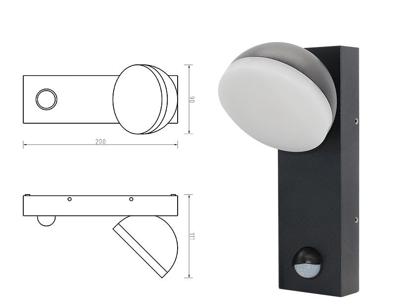 LuméOrbis – Iluminação Externa com Sensor de Movimento